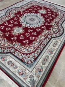 فرش 700 شانه طرح اهورا قرمز