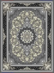 فرش 700 شانه طرح تندیس دودی