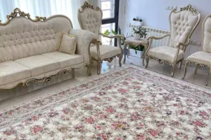 ست مبل با فرش | 4 روش ست کردن رنگ و سبک فرش با مبل