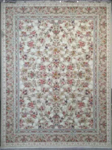 فرش 1200 شانه طرح بهشت نقره ای