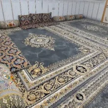 فرش 700 شانه طرح ژیوا دودی طلاکوب