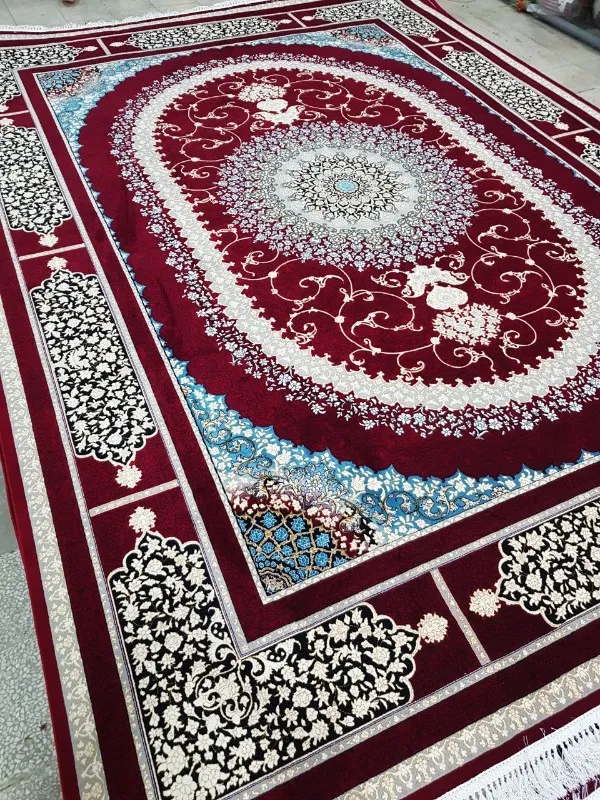 فرش 700 شانه طرح صدرا قرمز