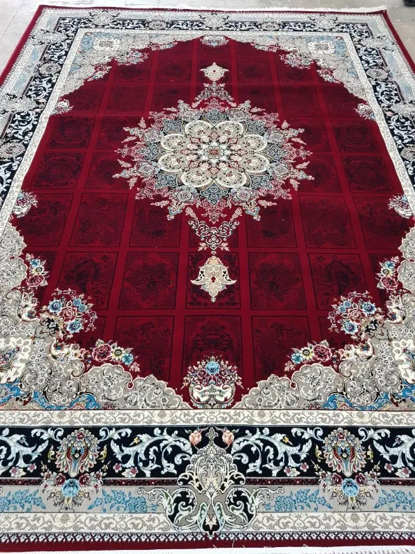 فرش 700 شانه طرح شیرین قرمز