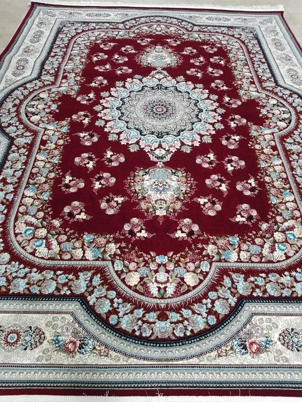 فرش 700 شانه طرح اهورا قرمز