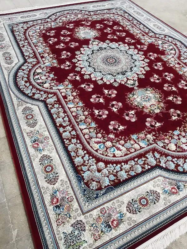 فرش 700 شانه طرح اهورا قرمز