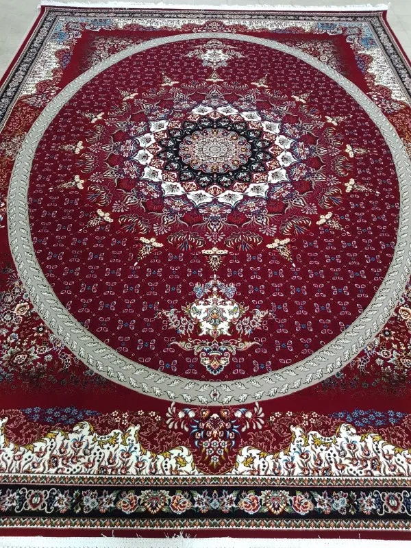 فرش 700 شانه طرح شبستان قرمز