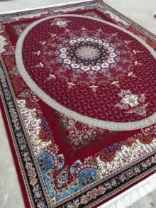 فرش 700 شانه طرح شبستان قرمز