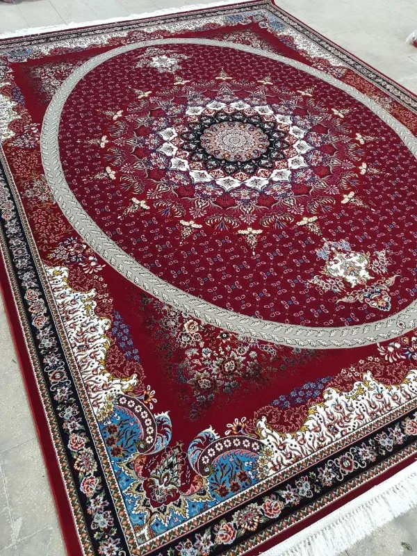 فرش 700 شانه طرح شبستان قرمز