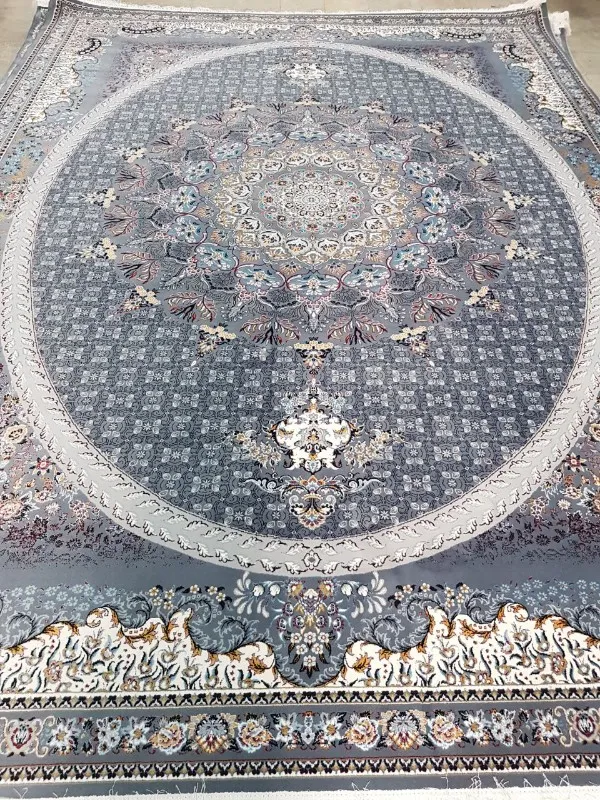 فرش 700 شانه طرح شبستان دودی