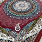 فرش 700 شانه طرح بنیتا قرمز