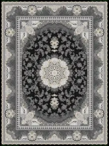 فرش 700 شانه طرح ارمغان سرمه ای