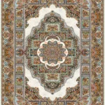 فرش طرح حوض نقره 700 شانه