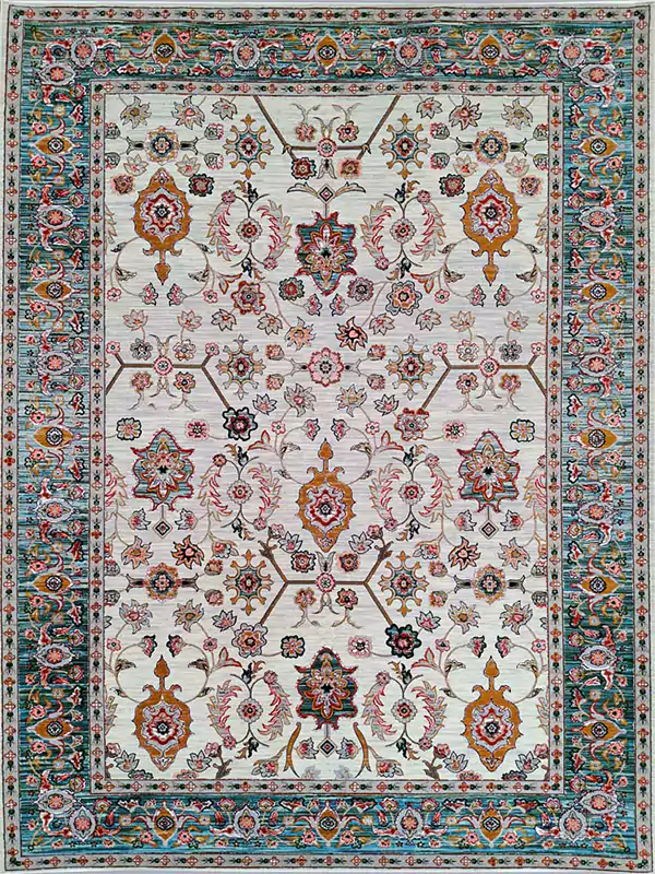 فرش سلطان آبادی طرح سانا کرم