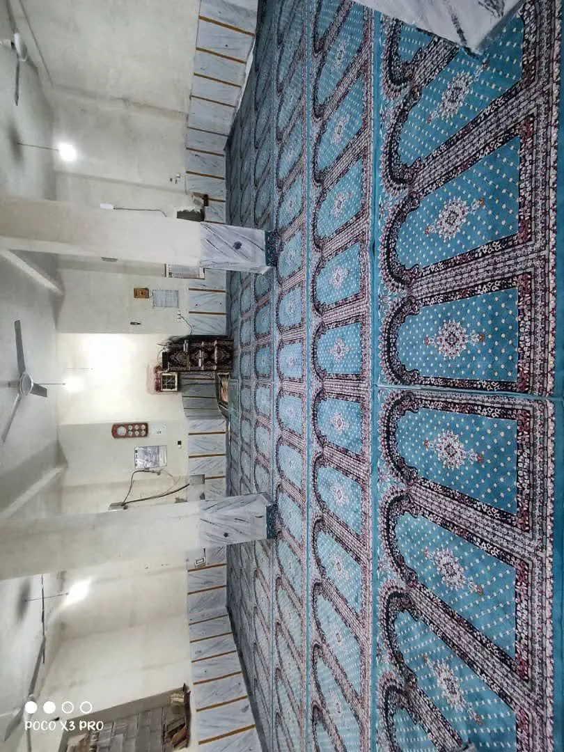فرش سجاده ای مسجدالنبی دلگان 700 شانه تراکم 2550