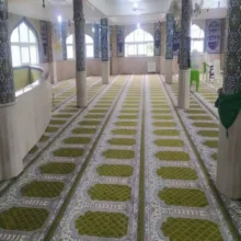 فرش سجاده ای محرابی رنگ سبز