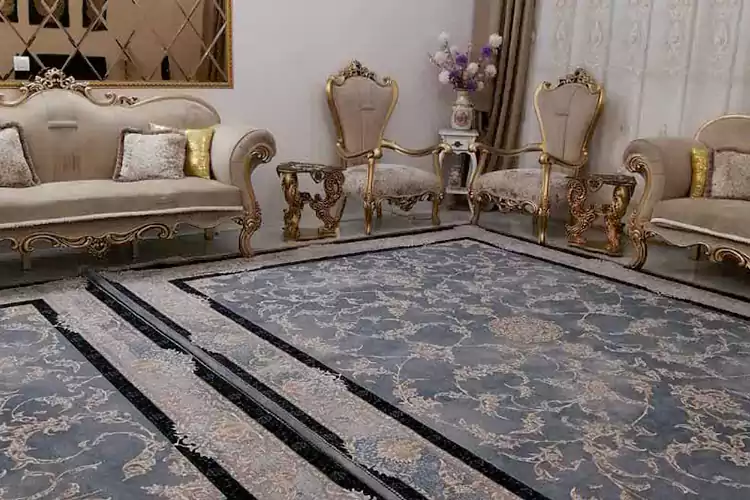 ست مبل با فرش، مماس کردن لبه مبل با فرش