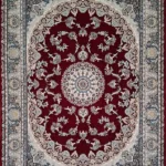 فرش 700 شانه تراکم 2550 طرح میراس قرمز