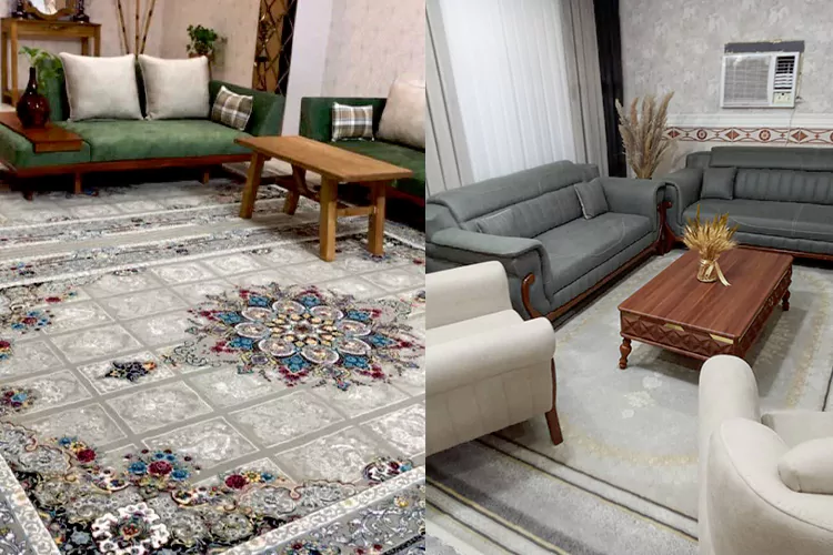 ست فرش و مبل؛ گذاشتن مبل روی فرش